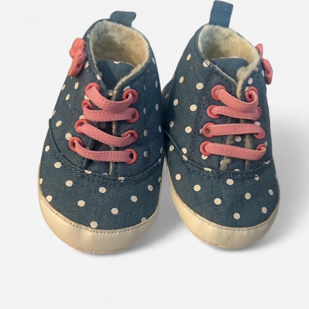 Walmart Women's Blue and Navy First-shoes-baby-shoes